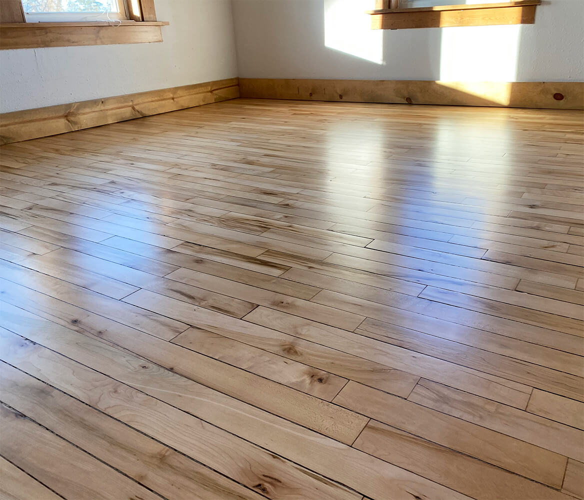Maple hardwood floors