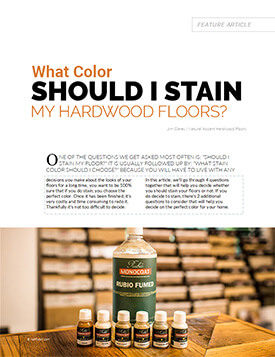 Stain Floors PDF